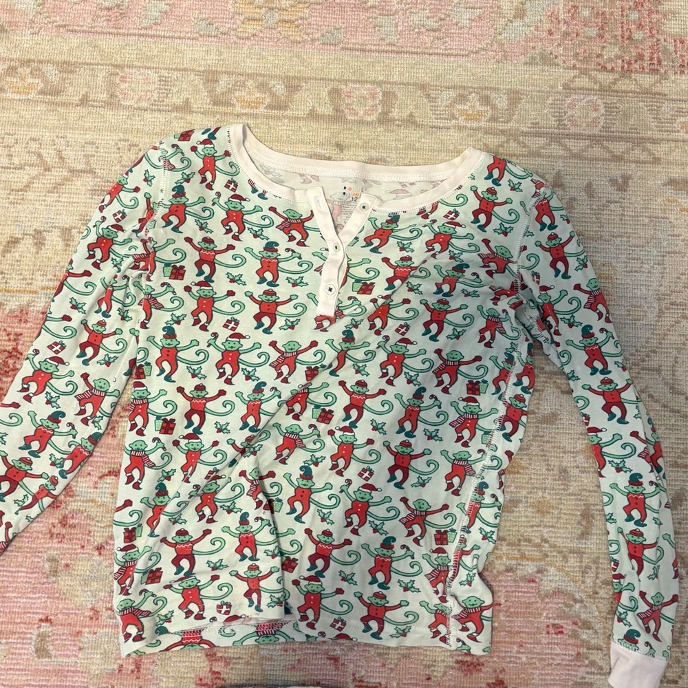 Girls Roller Rabbit Merry Monkey Pajamas